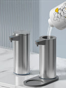 Axyaa Stainless Steel Touchless Soap Dispenser Automatic Pump Foaming Liquid