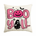 Halloween Ghost Pillowcase by Axyaa - Sofa Decor Throw Pillow Cover