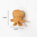 Cute Animal Wooden Hooks for Wall Keychain Coat Hanger Axyaa Home Decor