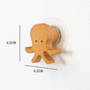 Cute Animal Wooden Hooks for Wall Keychain Coat Hanger Axyaa Home Decor