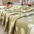 Axyaa Cotton Three-Layer Yarn Towel Quilt - Lightweight & Soft