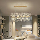 Axyaa Dandelion Crystal Light: Luxury Starry Sky Lighting for Living Room, Restaurant, Bedroom