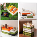 Axyaa Stackable Plastic Storage Box 40cm - Outdoor Tools Organizer