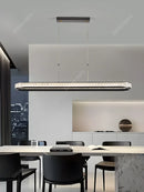 Axyaa Modern LED Long Chandelier for Home Decor - Living Room, Dining Room, Bedroom