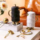 Axya Ceramic Tea Mug Set Teapot Coffee Cup Gift Box
