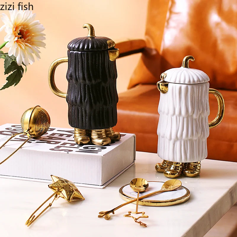 Axya Ceramic Tea Mug Set Teapot Coffee Cup Gift Box