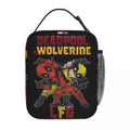 Axyaa Insulated Lunch Bag Cooler for Travel - Deadpool & Wolverine Theme