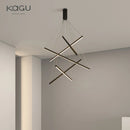 Axyaa LED Chandelier for Stair Hall Bedroom Room, Modern Indoor Lighting Fixture