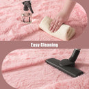 Pink Carpet Modern Living Room Sofa Area Rugs from Axyaa