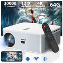 Axyaa 4K Android12 Projector 30000 Lumens Full HD 1080P 3D Home Theater 5G WiFi