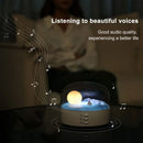 Axyaa Moon Night Light Speaker: Bluetooth Rechargeable Dimming Lamp