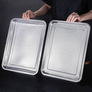 Axyaa Stainless Steel Food Storage Tray Strainer Plate for Kitchen Baking