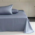 Axyaa Mulberry Silk Flat Bed Sheet – Ultra Soft Luxury Top Sheets Bed Linen