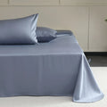 Axyaa Mulberry Silk Flat Bed Sheet | Ultra Soft Luxury Top Sheet Bed Linen