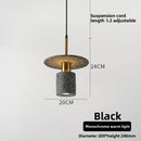 Axyaa Nordic Terrazzo Metal Pendant Chandelier for Dining Living Room