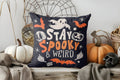 Axyaa Magic Element Pattern Halloween Theme Cushion Cover for Sofa Bedroom Car