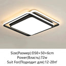 Axyaa LED Ceiling Lamp for Modern Home Interior Decor with Remote Control Dimming