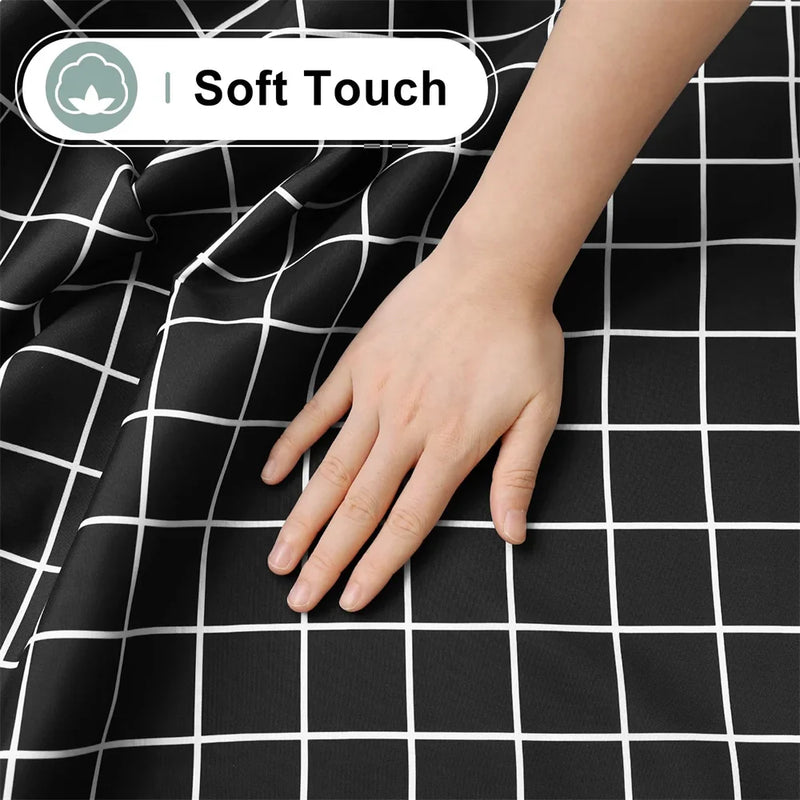 Axyaa Plaid Waterproof Tablecloth | Stain Proof & Washable Table Cover