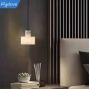 Axyaa Marble Pendant Light: Nordic Style LED Fixture for Home Decor, Dining Room, Bedroom