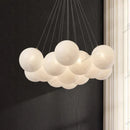 Axyaa Modern LED Pendant Chandeliers for Indoor Living and Dining Room Lighting