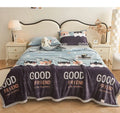 Axyaa Cloud Mink Velvet Cover Blanket - Milk Fiber Printed Blanket