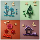 Axya Rainbow Blocks Set for Toddler: Creative Wooden Constructor Toy