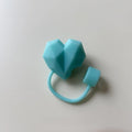 Axyaa Silicone Straw Caps for Stanley Cup 40oz - Kawaii Hearts Design