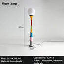 Axyaa Modern Roman Column Floor Lamp for Living Room, Bedroom, Study - Vertical Candy Lamp