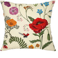Axyaa Retro Insect Pattern Pillowcase for Home Decoration.