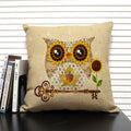 Axyaa Mermaid Linen Cushion Cover for Living Room Sofa Decoration
