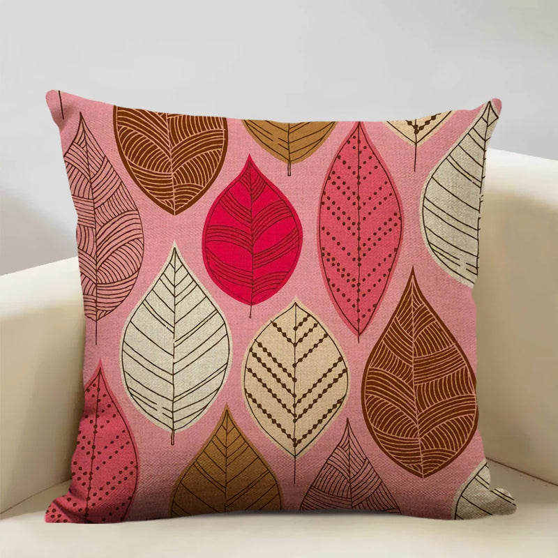 Nordic Style Cotton Tree Of Love Throw Pillow Cover 45x45CM Square Axyaa Brand