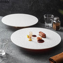 Axya Meteor Shower Ceramic Dessert Plate for Molecular Cuisine and Sushi