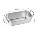 Axyaa Stainless Steel Snack Tray with Handle