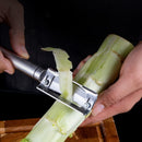 Axyaa Stainless Steel Vegetable Peeler with Adjustable Blade