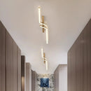 Axyaa Nordic LED Wall Lamp: Minimalistic Linear Sconce for Living Room, Bedroom, Stairs