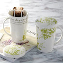 Axyaa Bone  Thermal Mug Porcelain Espresso Cups Big Tea Cups Fashion Tazas Mug