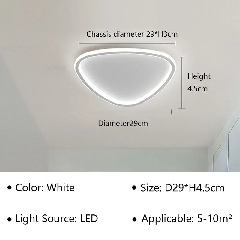 Axyaa Ultrathin LED Ceiling Lamp for Children's Bedroom and Home Decor