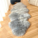 Axyaa Fluffy Soft Faux Fur Plush White Rug for Girl's Room and Home Decoration