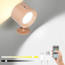 Axyaa Double Head Wall Lamp Touch Control USB Rechargeable Night Light