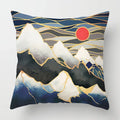 Axyaa Nordic Moon Metal Painting Pillowcase for Home Sofa Decor - 40*40 & 60*60