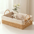 Axyaa Imitation Rattan Storage Baskets - Multi-Purpose Home & Travel Organizers
