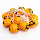 Axyaa Halloween Pumpkin Lanterns LED String Lights for All Saints' Day Party Decoration