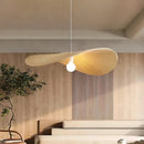 Axyaa Nordic Fabric Pendant Light, LED Chandelier Lamp for Dining Room and Bar