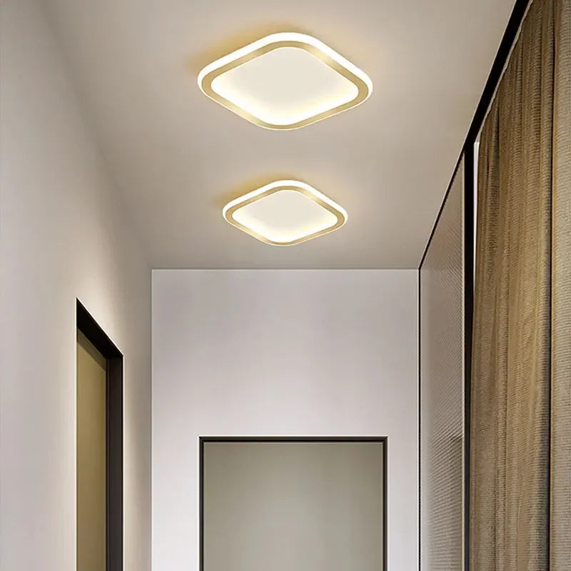 Axya Modern Gold Ceiling Light Fixture for Interior Decoration.