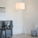 Axyaa Nordic Gold Tripod Floor Lamp for Modern Living Room Lighting