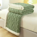 Axyaa Flannel Double-sided Blanket for Winter, Soft Polyester, Various Sizes