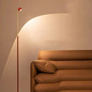 Axyaa Red LED Standing Floor Lamp: Minimalist Metal, Height Adjustable, Nordic Design