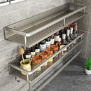 Axyaa Kitchen Storage Rack: Waterproof, Multi-functional Knife and Seasoning Holder