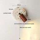 Axyaa Rotatable LED Wall Lamp Sconce Nordic Modern Wood Stair Light Fixtures