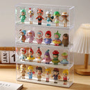 Axyaa Acrylic Doll Toys Storage Organizer Popmart Display Stand Waterproof Dust Proof